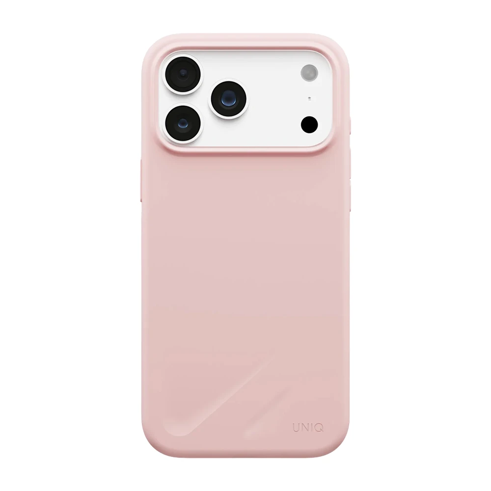 Uniq чехол для iphone 18 pro max 6.9 гибридный magclick charging lino, бледно-розовый 2