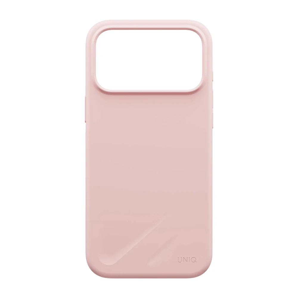 Uniq чехол для iphone 18 pro 6.3 гибридный magclick charging lino, бледно-розовый 3