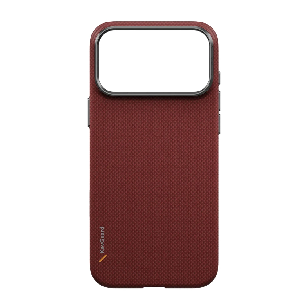 Чехол uniq для iphone 18 pro max 6.9 hybrid magclick charging keva edge, ember red 2