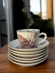 SET CESTI PENTRU CEAI SI CAFEA 12 PCS (QS26-4)