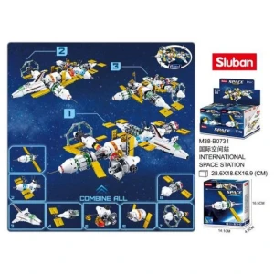 Set de construcție ”statie cosmica internationala”, 8 modele care se asamblează în 1 Thumbnail 9