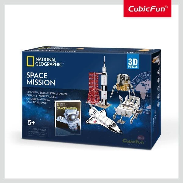 3d puzzle “misiune spațială”, 80 elemente 4