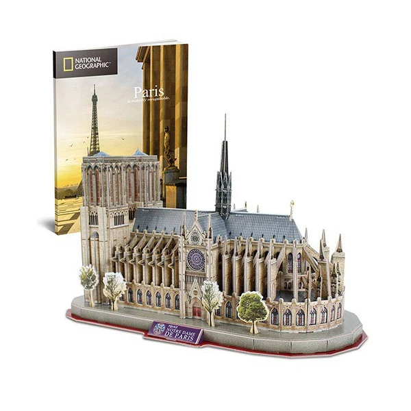 3d puzzle “notre dame de paris”, 128 elemente 3
