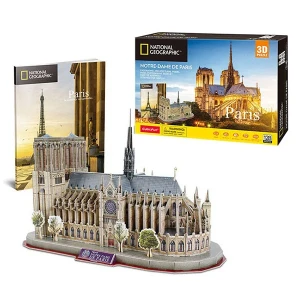 3d puzzle “notre dame de paris”, 128 elemente Thumbnail 2