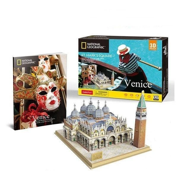 3d puzzle “piața sf. marcu”, 107 elemente 2