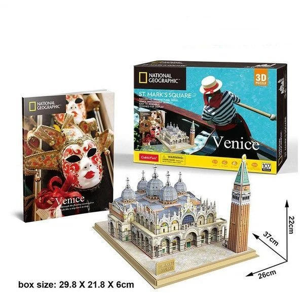 3d puzzle “piața sf. marcu”, 107 elemente 5