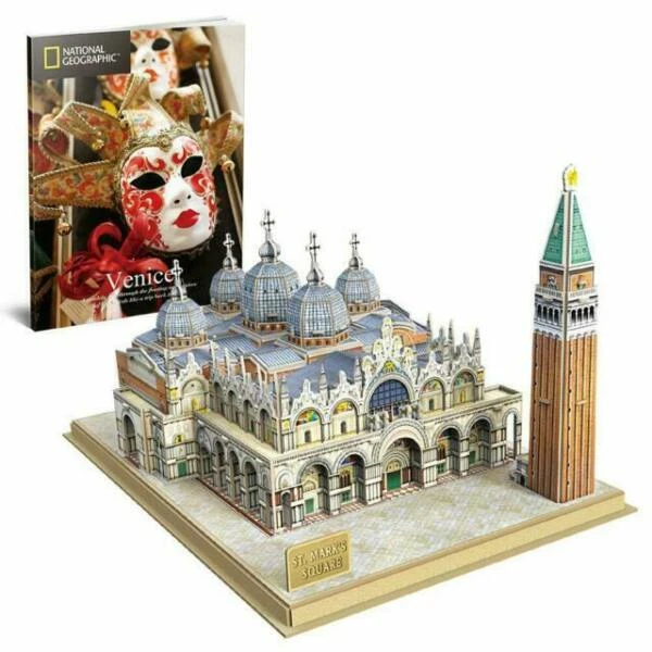 3d puzzle “piața sf. marcu”, 107 elemente 3
