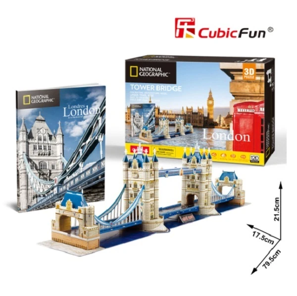 3d puzzle “podul turnului”, 120 elemente 5