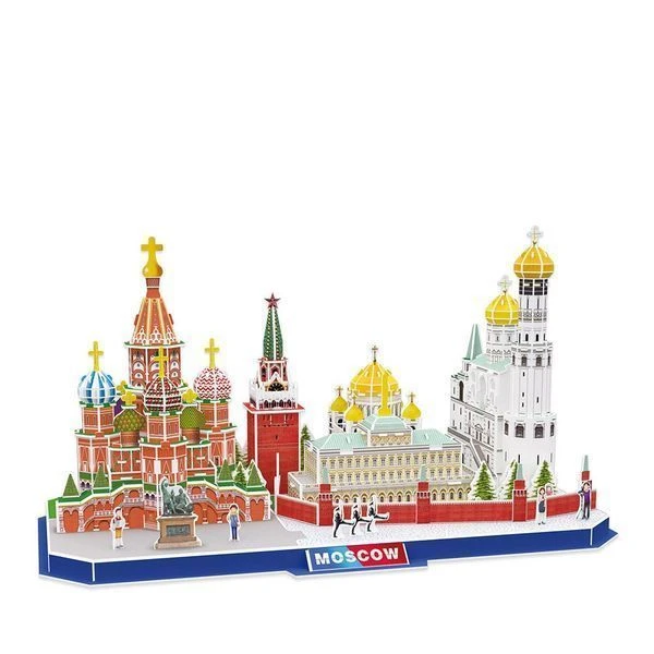 3d puzzle “atracții turistice în moscova”, 204 elemente 3