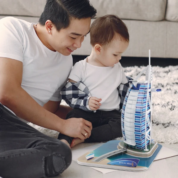 3d puzzle  „burj al-arab”, 46 elemente 2