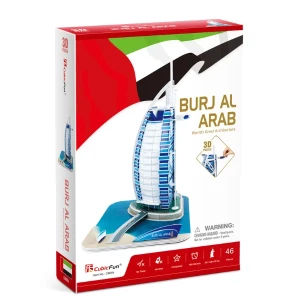 3d puzzle  „burj al-arab”, 46 elemente Thumbnail 5