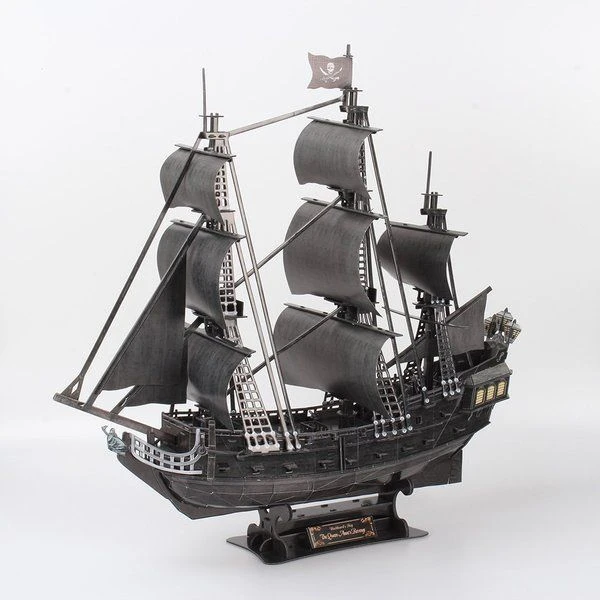 3d puzzle corabie de pirați “răzbunarea reginei anne”, 328 elemente 2