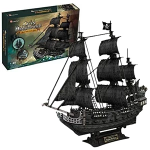 3D puzzle Corabie de pirați “Răzbunarea Reginei Anne”, 328 elemente