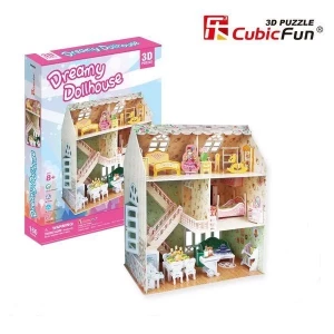 3D puzzle “Casă de păpuși de vis”, 160 elemente