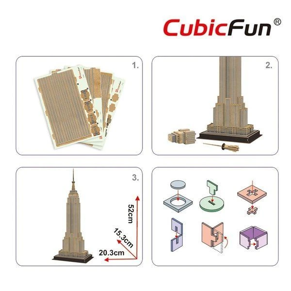 3d пазл “эмпайр стейт билдинг”, 54 элемента 6
