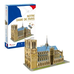 3d puzzle "catedrala notre dame", 53 elemente