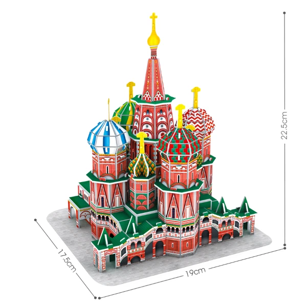 3d puzzle „catedrala sf. vasile”, 92 elemente 4