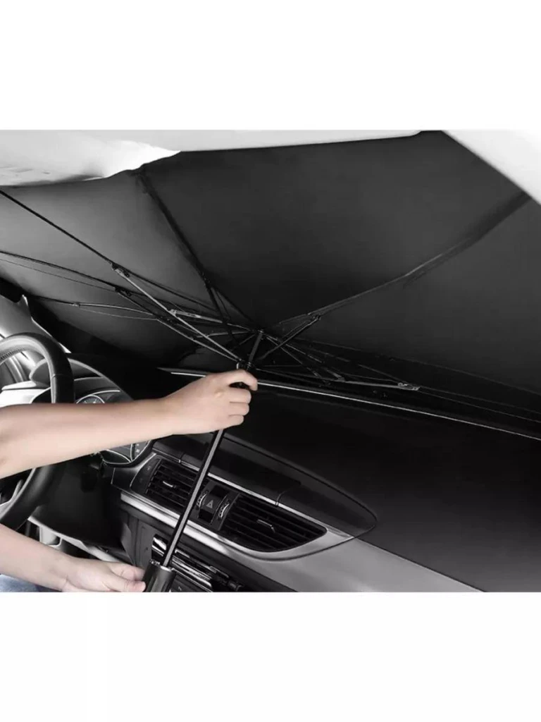 Parasolar tip umbrela pentru masina ,parbriz 140x79 cm 7