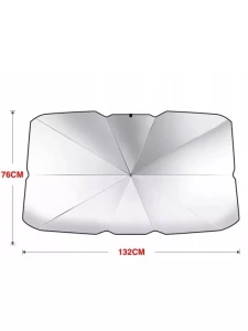 Parasolar tip umbrela pentru masina ,parbriz 140x79 cm Thumbnail 4