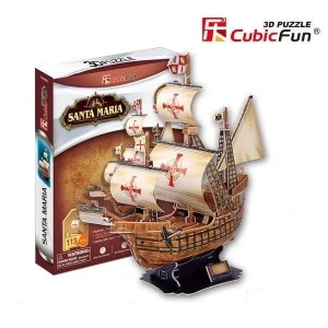 3d puzzle corabia lui columb „santa maria”, 113 elemente Thumbnail 2