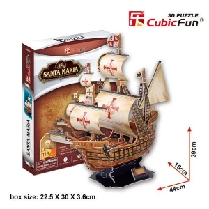3d puzzle corabia lui columb „santa maria”, 113 elemente Thumbnail 4