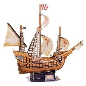 3d puzzle corabia lui columb „santa maria”, 113 elemente Thumbnail 3