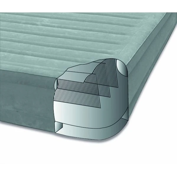 Intex pat gonflabil “velur comfort-plush” 152x203x56 cm cu pompă încorporată 220v, până la 272 kg 3