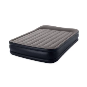 INTEX Надувная кровать "Velur Deluxe"152х203х42см с подголовником, встр.нас. 220В, до 272 кг
