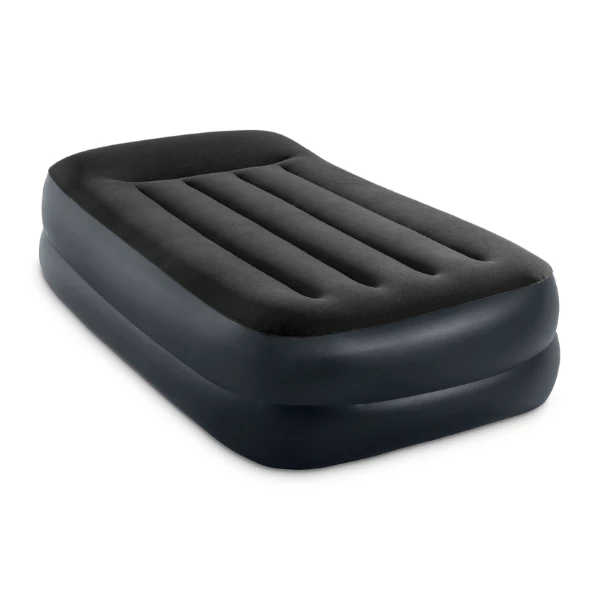 Intex saltea gonflabilă “velur pillow” 99х191х42cm cu tetieră și pompă încorporată 220v, până la 136 kg 7