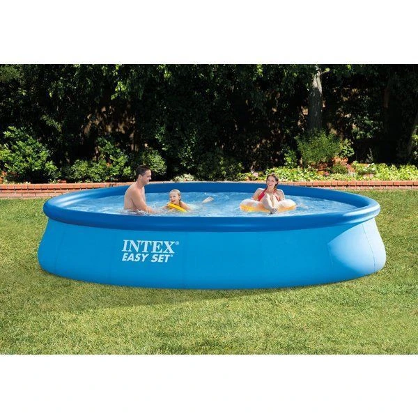 Intex надувной бассейн easy set с фильтрующим насосом 457×84 см, 9792 л см 2