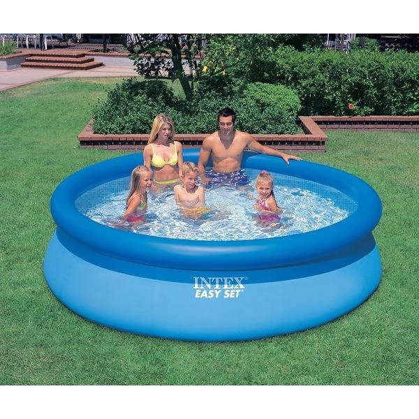 Intex надувной бассейн easy set 396х84 см, 7290 л 2