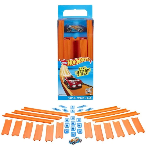 Hot wheels set elemente suplimentare p/u pista cu masinuta de baza 4