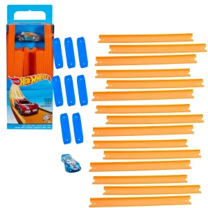 Hot wheels набор дополнительных дорожек трека с базовой машинкой