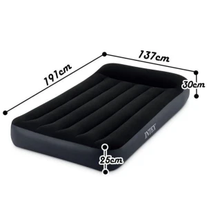 Intex saltea gonflabilă “velur classic” 137x191x25 cm cu tetieră, până la 272 kg Thumbnail 4
