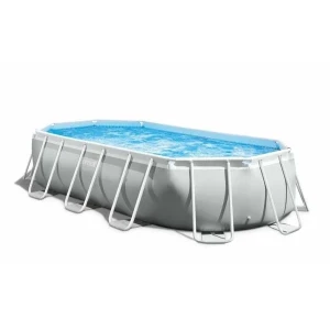 Intex бассейн prism frame oval 610х305×122см, 18202л, металлический каркас Thumbnail 3