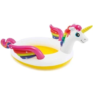 Intex piscină gonflabilă pentru copii “unicorn fermecat” 272x193x104  cm, 335 l, 2+
