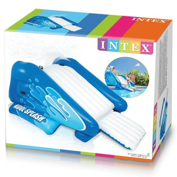 Intex tobogan gonflabil "stropi răcoroși" 333x206x117 cm cu aspersor, până la 80 kg, 6+ 4