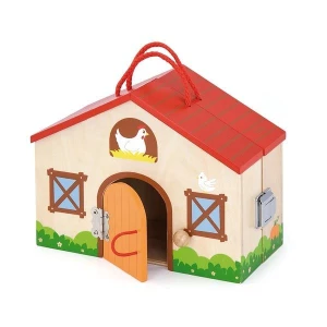 Set de joc din lemn &quot;Ferma cu animale&quot;
