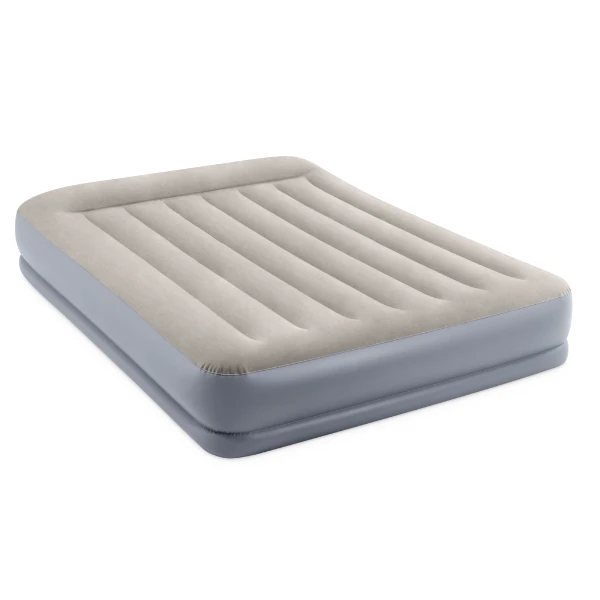Intex saltea gonflabilă “velur mid-rise air” 152x203x30 cm cu tetieră și pompă încorporată 220v, până la 272 kg 6
