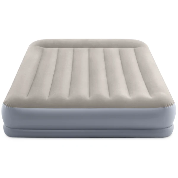 Intex saltea gonflabilă “velur mid-rise air” 152x203x30 cm cu tetieră și pompă încorporată 220v, până la 272 kg 4