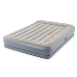 Intex saltea gonflabilă “velur mid-rise air” 152x203x30 cm cu tetieră și pompă încorporată 220v, până la 272 kg