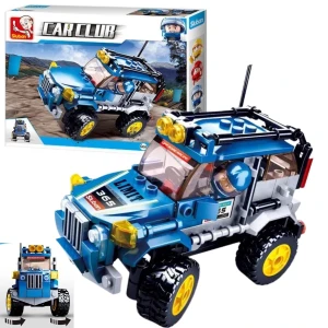 Set de construcție „suv albastru”, 146 elem.