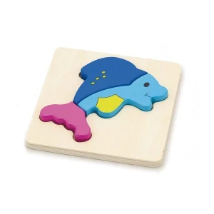 Mini puzzle cu diferite forme "pește"