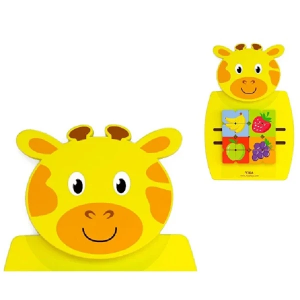 Busyboard (de perete) - „girafa cu fructe” 2