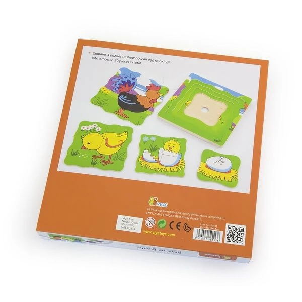 Puzzle cu mai multe straturi „cocoș” 4