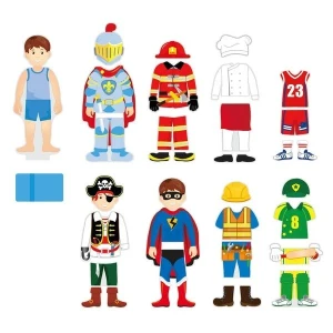 Set de elemente magnetice "costumează băiețelul" Thumbnail 3