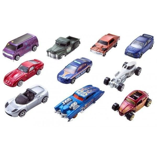 Hot wheels автомобиль базовый 10 шт. 2