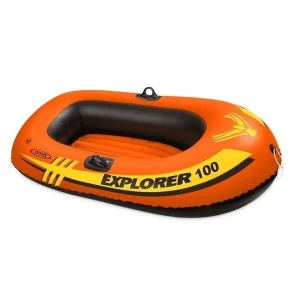 Intex надувная лодка "explorer 100", 147x84x36 см, до 55кг, 6+