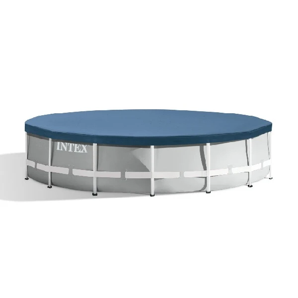 Intex husă pentru piscine cu cadru metalic rotund d 457 cm 2
