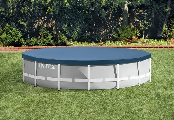 Intex husă pentru piscine cu cadru metalic rotund d 457 cm 3